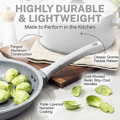 Granitestone Diamond Desert Collection 20-Piece Nonstick Cookware Set