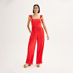 Red jumpsuits cheap for juniors