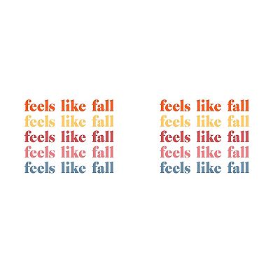 Feels Like Fall Stack Text 27-oz. Stainless Steel Travel Mug