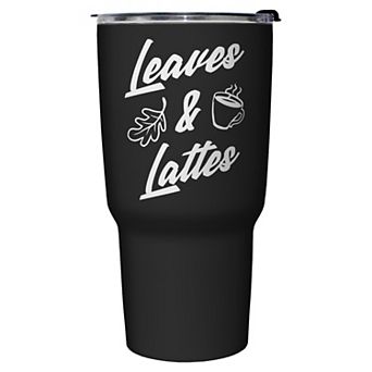 Leaves And Lattes 27-oz. Stainless Steel Travel Mug
