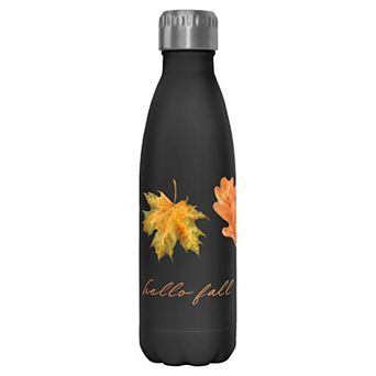 Hello Fall Autumn Leaves 17-oz. Stainless Steel Water Bottle