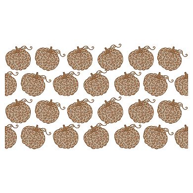 Leopard Print Pumpkin 17 oz. Stainless Steel Bottle