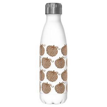 Leopard Print Pumpkin 17 oz. Stainless Steel Bottle