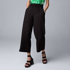Simply Vera Vera Wang Pull-On Black Cropped Bootcut Pants - Size 2XL (Sz  20) NWT 