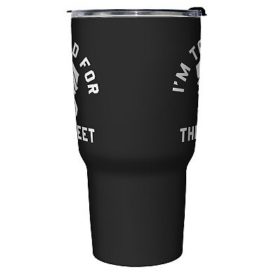 Ghost I'm Too Old For This Sheet 27 oz Stainless Steel Travel Mug
