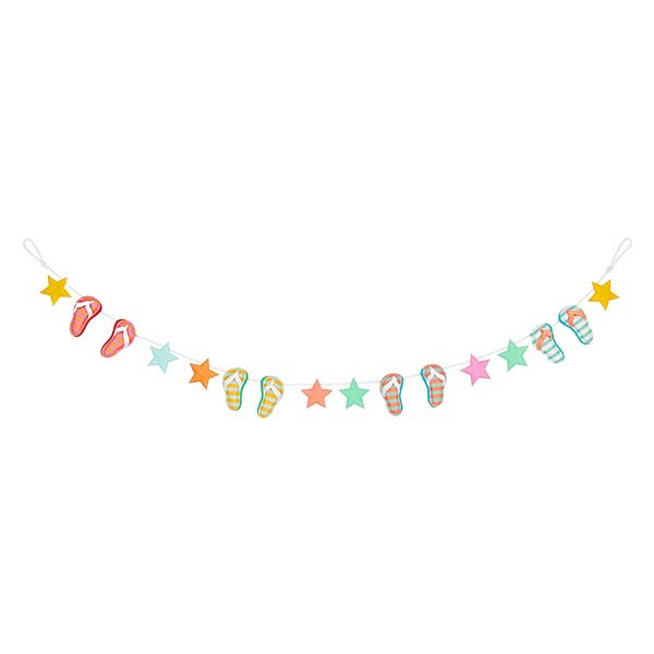 Celebrate Together™ Summer Fabric Flip Flop Garland - Multi