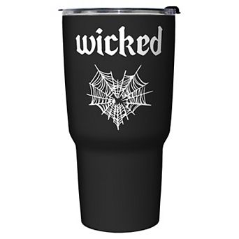 Wicked Heart-Shaped Spiderweb 27-oz. Stainless Steel Travel Mug
