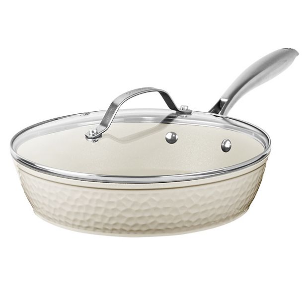 Gotham Steel Natural Collection 10 in Frying Pan in Cream