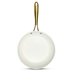 Gotham Steel Natural Collection 12in Frying Pan in Cream