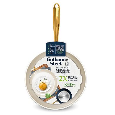 Gotham Steel Natural Collection 12 inch Ultra Performance Ceramic Nonstick Frying Pan