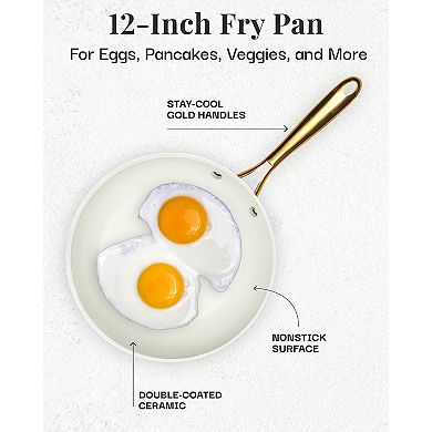 Gotham Steel Natural Collection 12 inch Ultra Performance Ceramic Nonstick Frying Pan