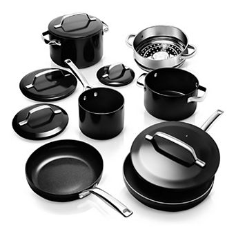 Gotham Steel Modern Cookware 11 pc Ceramic Coating Nonstick Cookware Set