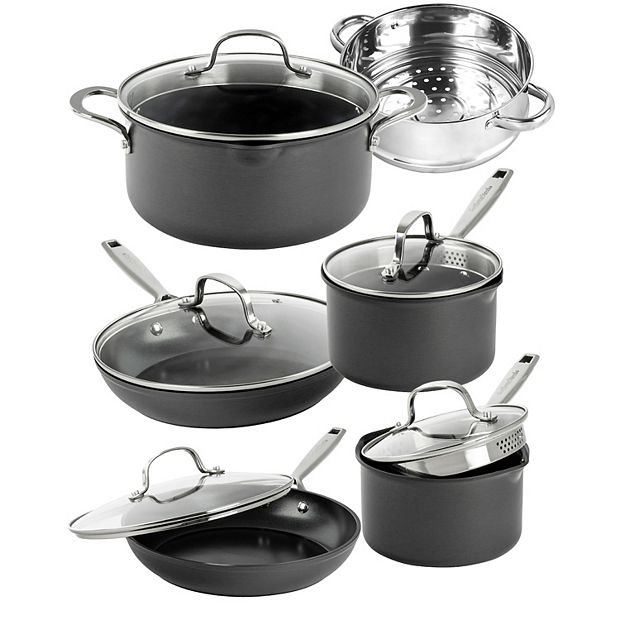 Gotham Steel Professional Hard Anodized 11-pc. Ceramic Nonstick