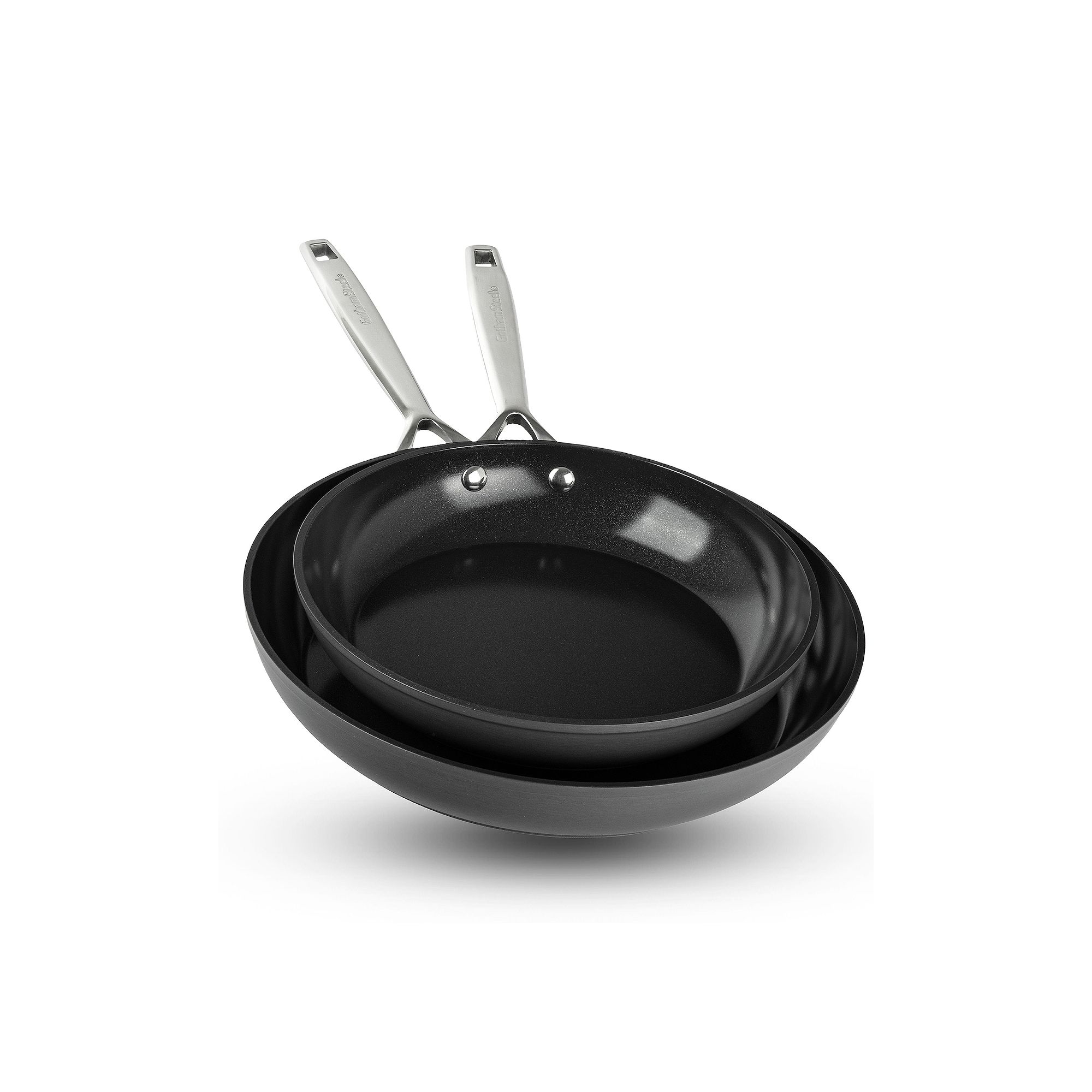 Gotham Steel Professional Hard Anodized 2-pc. Ceramic Nonstick Induction Sk