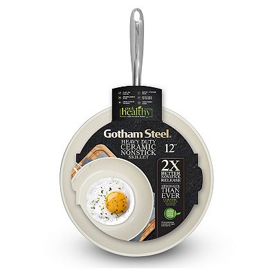 Gotham Steel Natural Collection 12-in. Aluminum Ceramic Nonstick Frypan