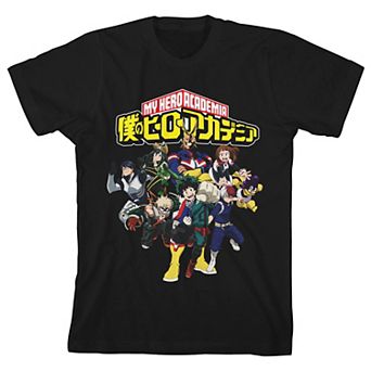 Boys 8-20 My Hero Academia Characters Graphic Tee