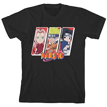 Boys 8-20 Naruto Chibi Team 7 Graphic Tee