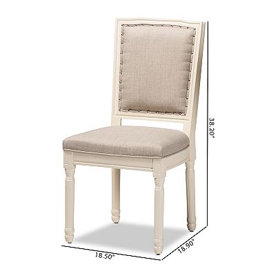 Baxton Studio Louane Dining Chair 2-piece Set