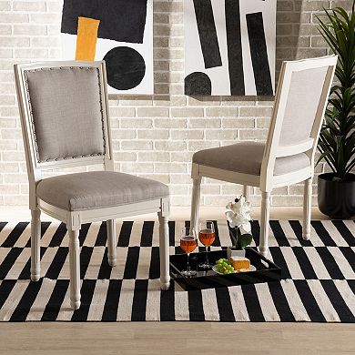 Baxton Studio Louane Dining Chair 2-piece Set