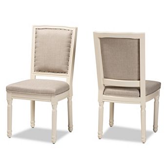 Baxton Studio Louane Dining Chair 2 pc Set