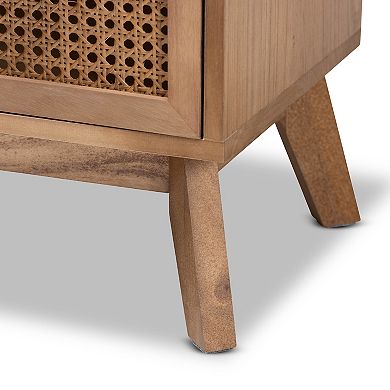 Baxton Studio Baden 3-Drawer End Table