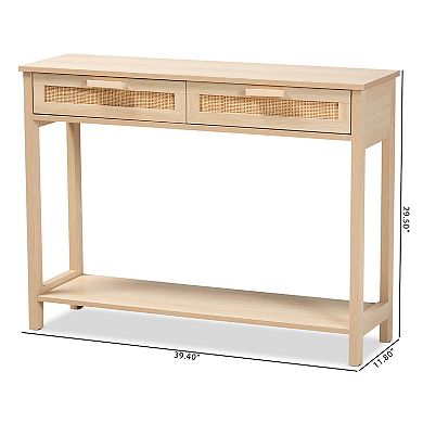 Baxton Studio Sebille Console Table