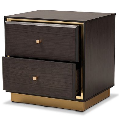 Baxton Studio Cormac Nightstand
