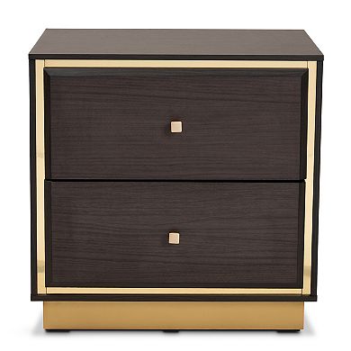 Baxton Studio Cormac Nightstand