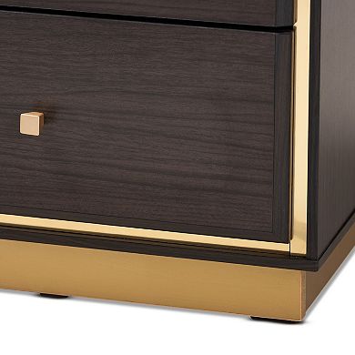 Baxton Studio Cormac Nightstand