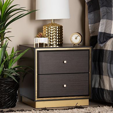 Baxton Studio Cormac Nightstand