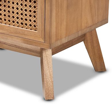 Baxton Studio Baden 2-Drawer End Table