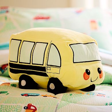 The Big One® Yellow Bus Squishy Throw Pillow