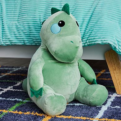 The Big One® Green Dinosaur Plushable Pillow