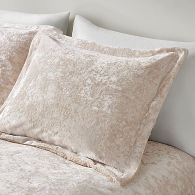Intelligent Design Gemma Crushed Velvet Sherpa Reversible Comforter Set