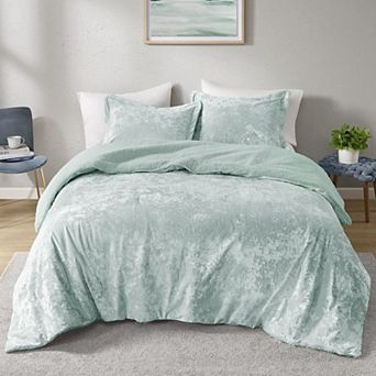 Intelligent Design Gemma Crushed Velvet Sherpa Reversible Comforter Set