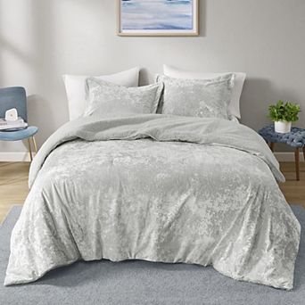 Intelligent Design Gemma Crushed Velvet Sherpa Reversible Comforter Set