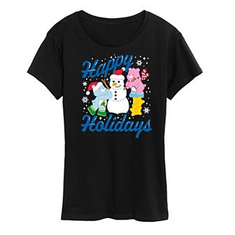 Women's Care Bears Happy Holidays Graphic Tee