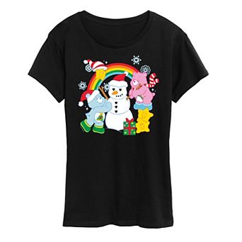 Women's Care Bears Snowman Graphic Tee