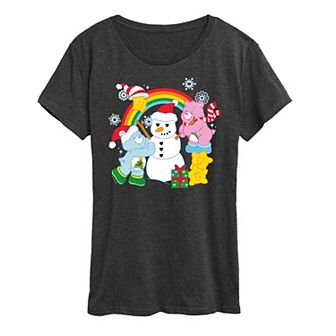 Women's Care Bears Snowman Graphic Tee