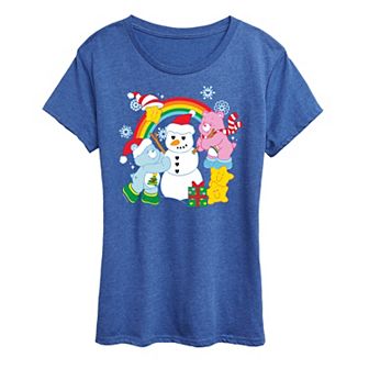 Women's Care Bears Snowman Graphic Tee