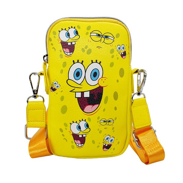 Nickelodeon Wallet, Phone Bag Holder, Spongebob Squarepants Expressions 