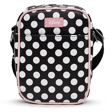 Disney Bag, Cross Body, Minnie Mouse Ice Cream Cone with Polka Dots Red, Vegan Leather