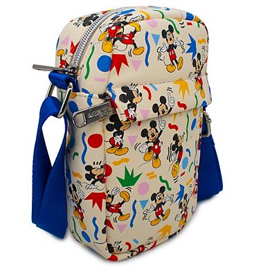 Disney Bag, Cross Body, Mickey Mouse Action Poses Confetti Collage ...