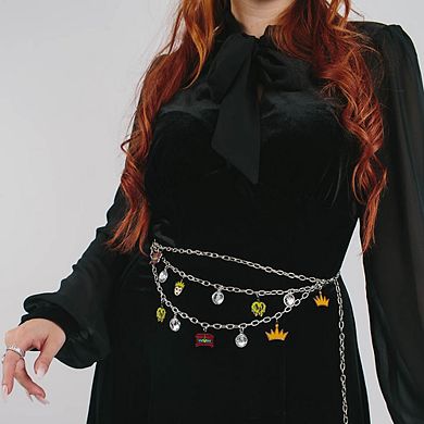 Disney Belt, Chain Belt, Evil Queen Chain Belt with Charms