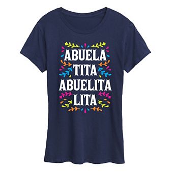 Women's Abuela Names Graphic Tee