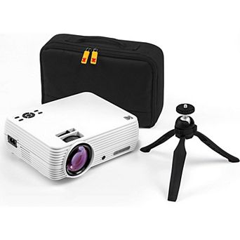 FLIK X7 Home Projector, 720p Portable Home Theater Projector with 1080p Compatibility