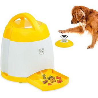 Treat Dispensing Dog Toys with 2 Remote Buttons