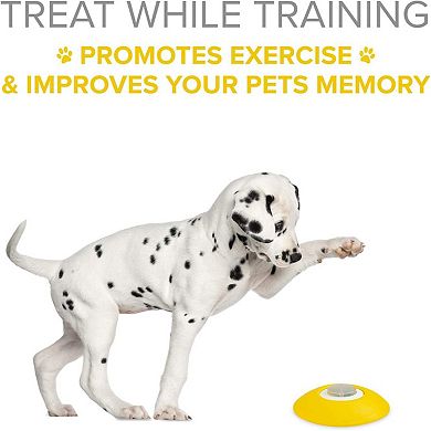 Treat Dispensing Dog Toys with 2 Remote Buttons
