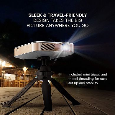 Luma 450 Portable Pico Smart Projector, 1080p Projector with WiFi And Bluetooth