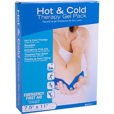 Roscoe Gel Ice Pack and Ice Packs for Injuries Reusable, Ice Pack for Back, Shoulder, Knee, 7.5 x 11 Inches